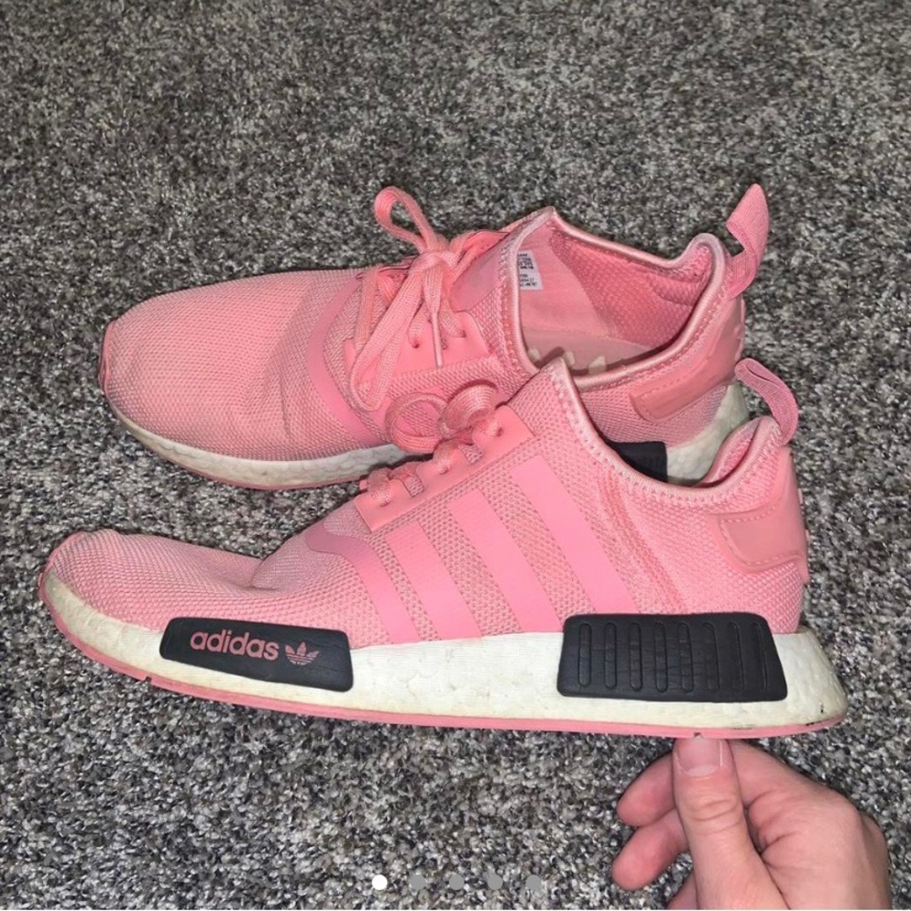 adidas nmd "super pop" pink sneakers